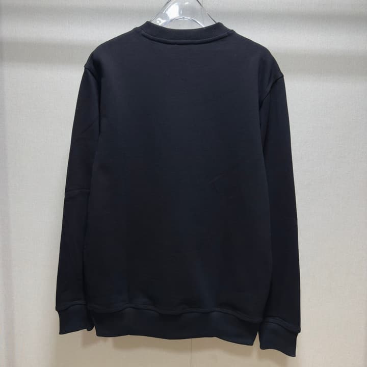 Burberry Patch Equestrian Knight Pullover Sweatshirt – 24FW in Classic Black