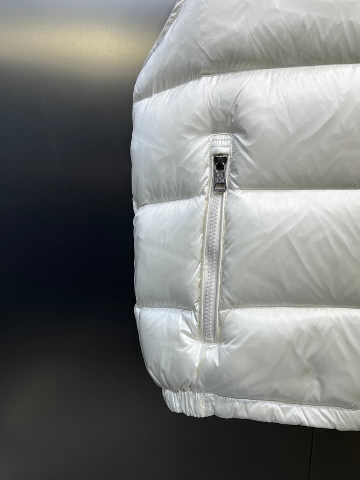 Moncler Classic Hooded Down Vest in Black