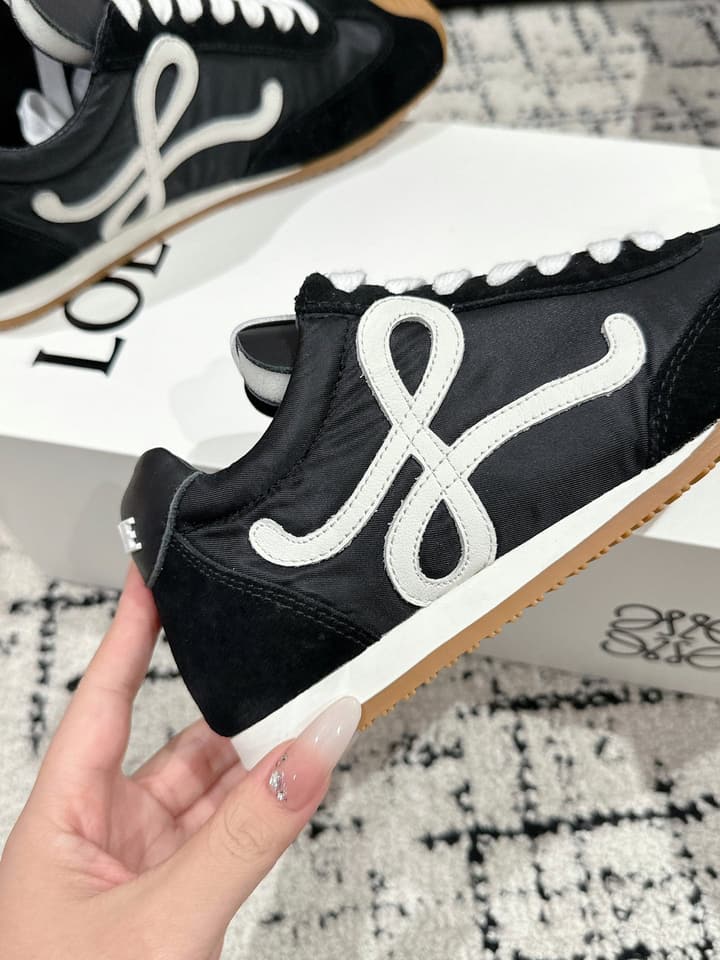 Loewe Ballet Runner 2.0 Sneakers – 2025 Runway Collection in Black