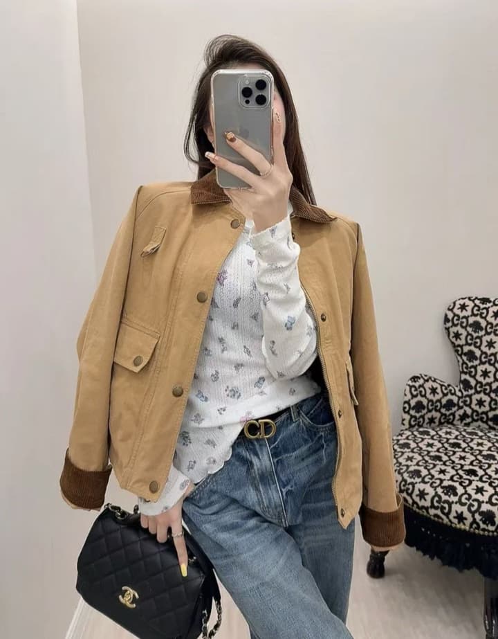 Ralph Lauren Barn Style Workwear Jacket in Green