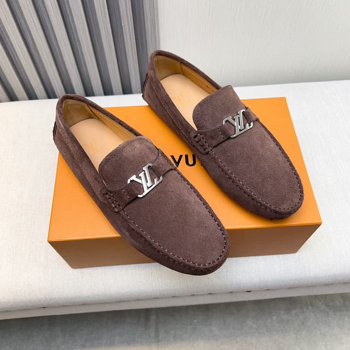 Louis Vuitton Monte Carlo Moccasin Loafers in Black Smooth Leather