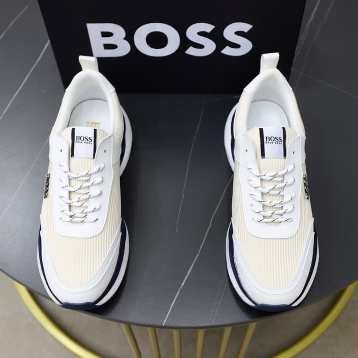 Boss 2024 Knit Sneakers – New Collection in Black Knit