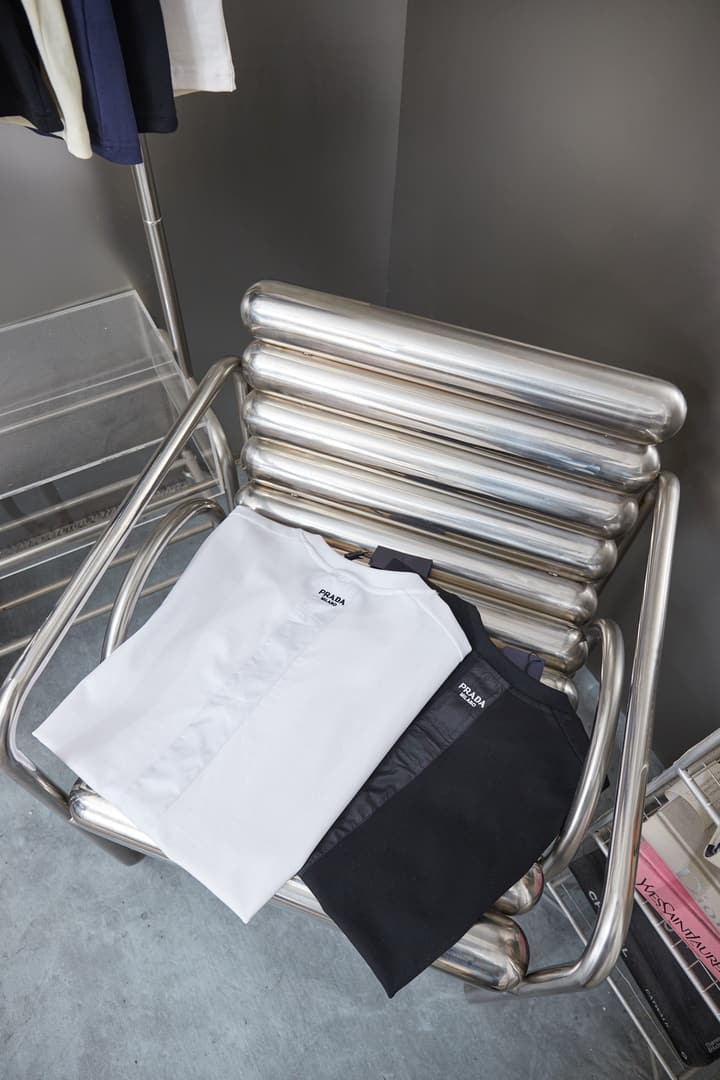 Prada Hardware Short-Sleeved T-Shirt – 26SS Early Spring Collection in White