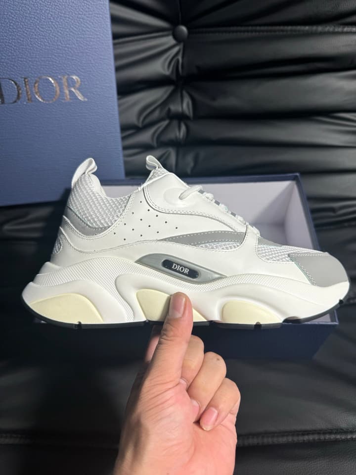 Dior B22 Calfskin Sneakers in Black