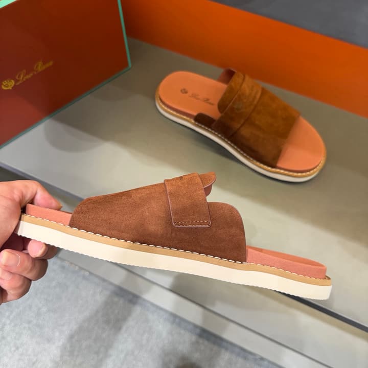 Loro Piana Summer Walk Crisscross Mules