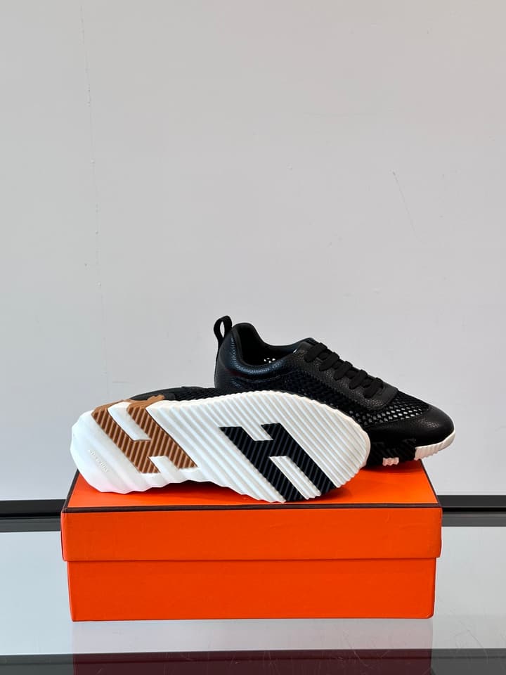 Hermès Bouncing Sneakers in White