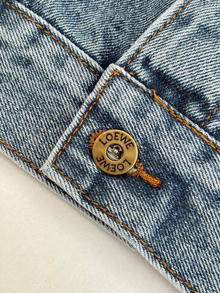 Loewe Anagram Denim Jacket – 24FW in Blue Denim