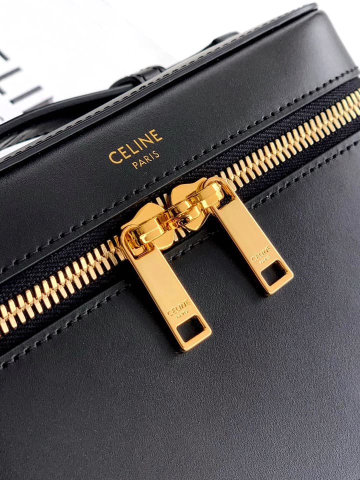Celine Vanity Box Bag in Black