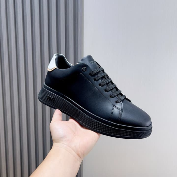 Boss Classic Driving Shoes in Black With Polished Toe