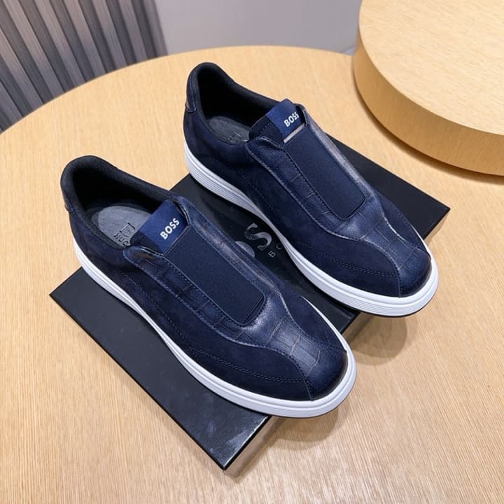Boss Classic Leather Driving Shoes