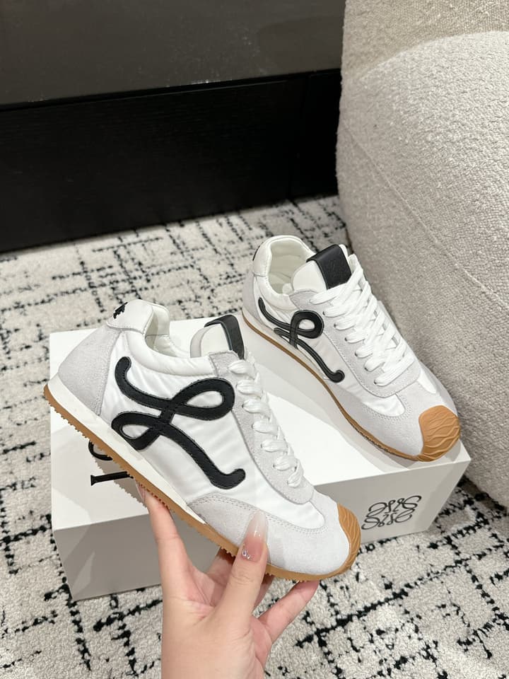 Loewe Ballet Runner 2.0 Sneakers – 2025 Runway Collection in Black