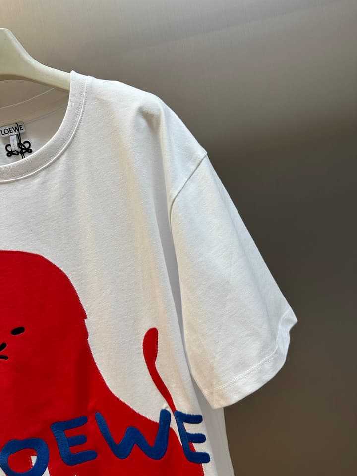 Loewe Anniversary Monster Crewneck T-Shirt in Black