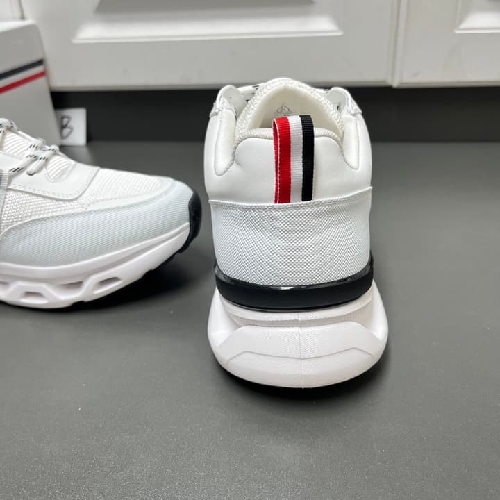 Moncler Men's Casual Sports Sneakers in Black