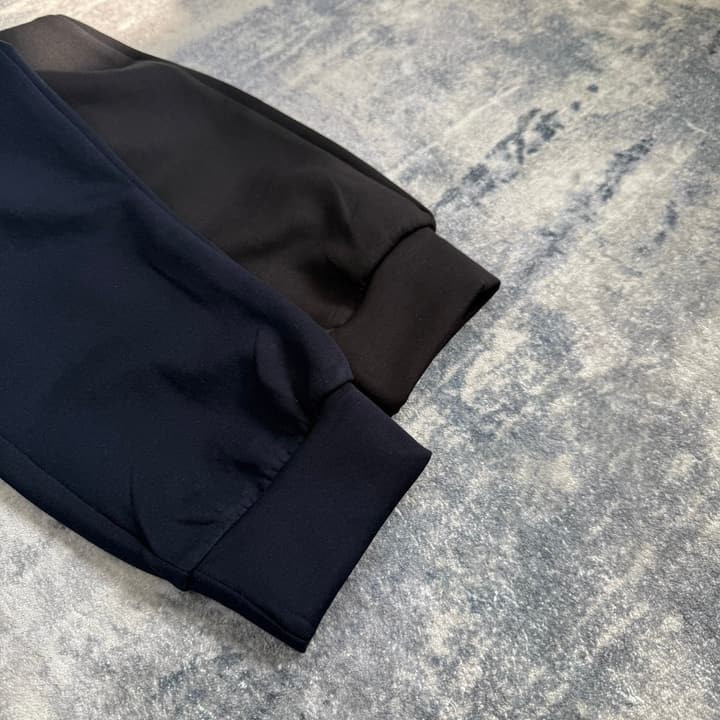 Ralph Lauren Classic Double-Sided Knit Jogger Pants in Black