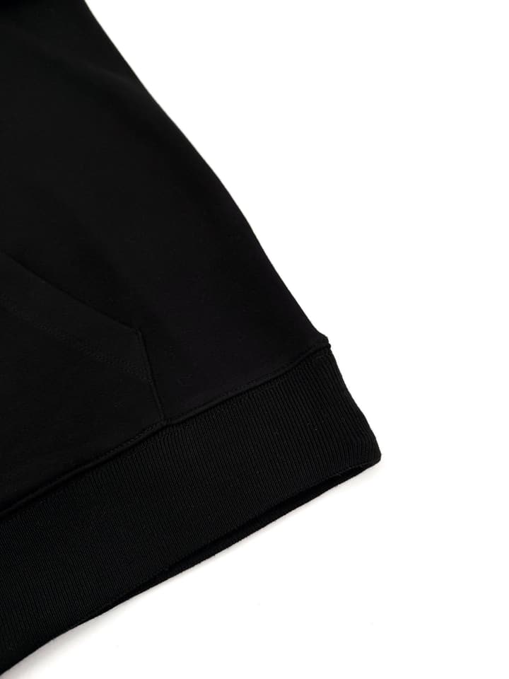 Fendi FF Embroidered Hooded Sweatshirt in Black With Ff Pattern Lining