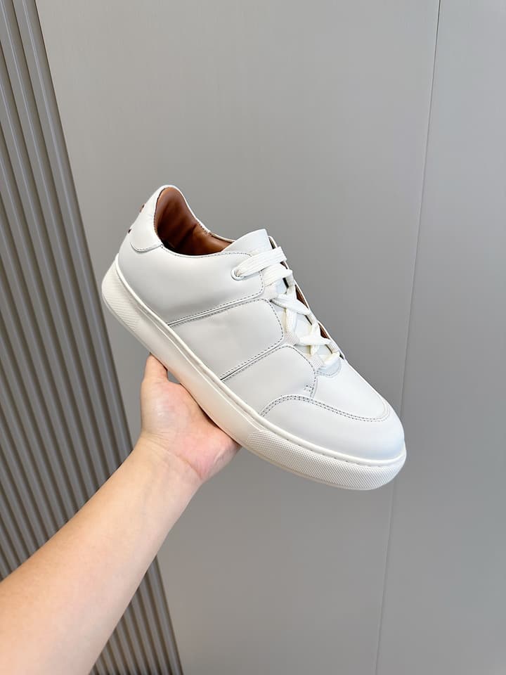 Zegna Tiziano Couture Sneakers in Black With Matching Laces