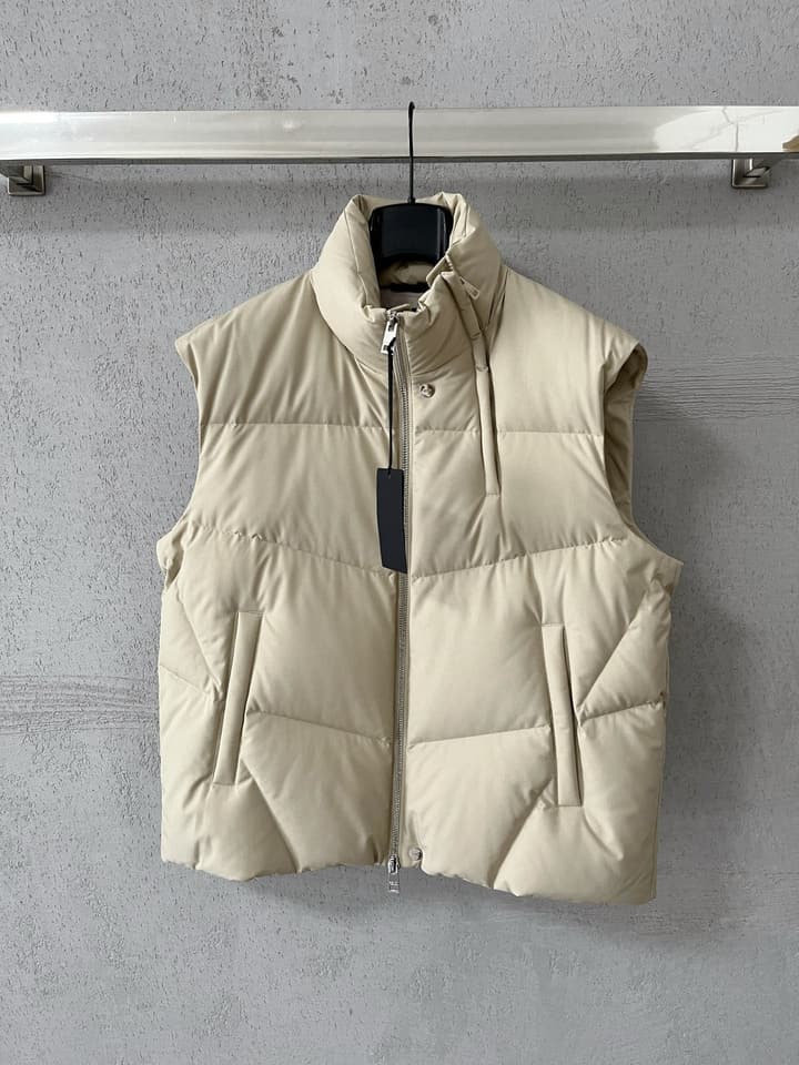 Fendi European Limited Edition Down Jacket in Cream White