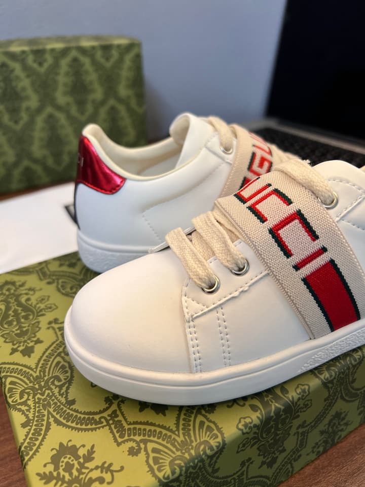 Gucci Kids Sheepskin-Lined Sneakers – Kids Collection