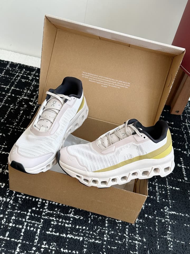 On Cloudmonster Void Running Shoes in Void Blue