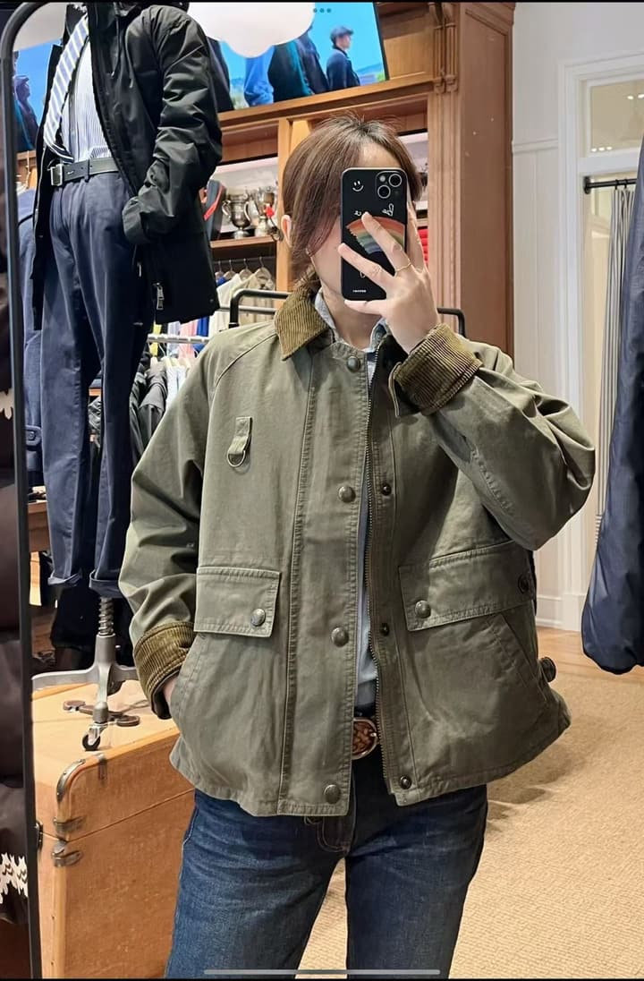 Ralph Lauren Barn Style Workwear Jacket in Green