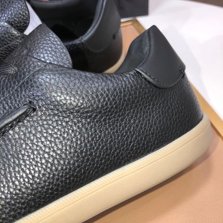 Zegna 232 Suede and Leather Sneakers