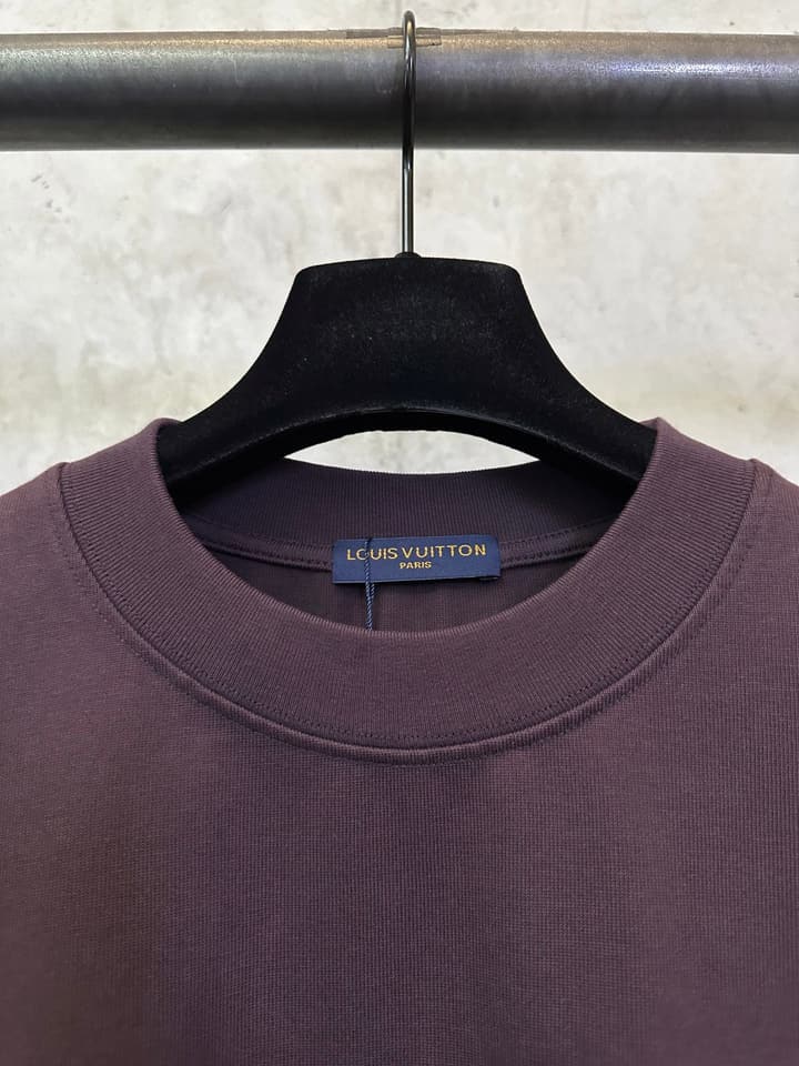 Louis Vuitton Pearl Logo Crewneck T-Shirt – 25SS in Black