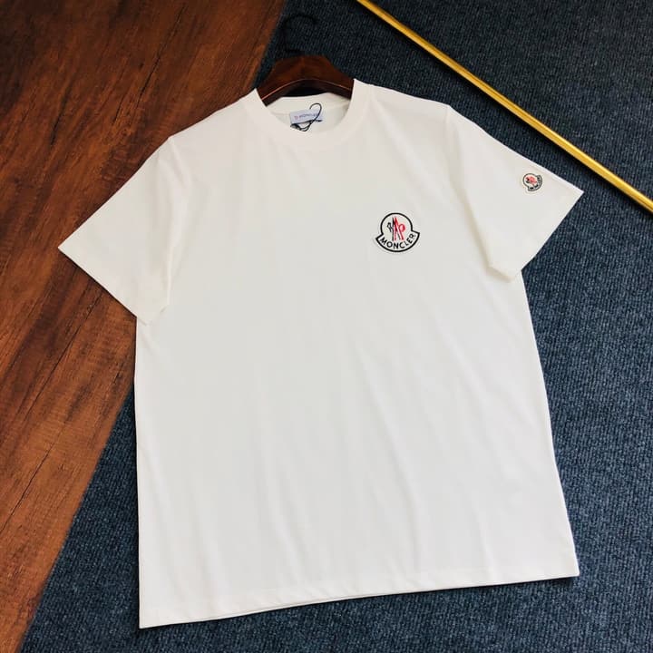 Moncler Classic Print Logo T-Shirt – 2026SS in Black Large Logo