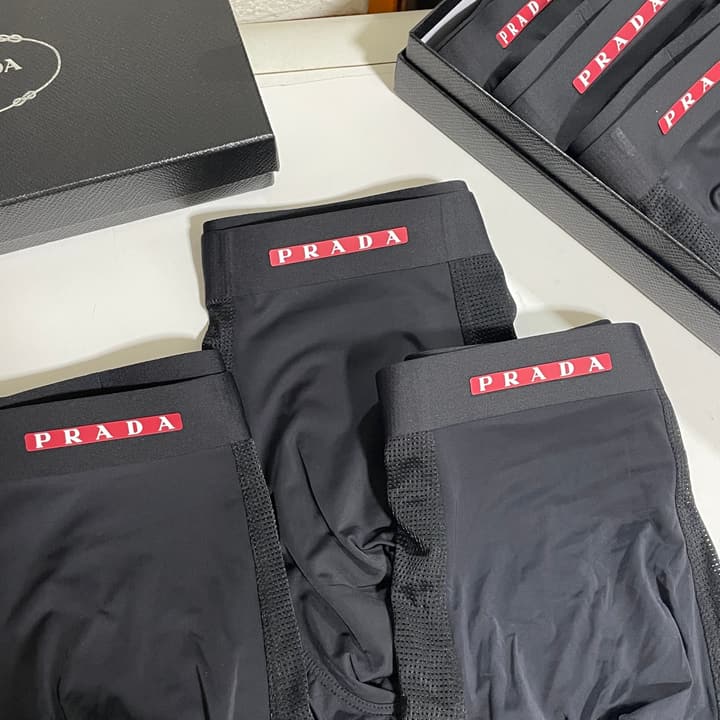 Prada Men's Ice Silk Seamless Underwear