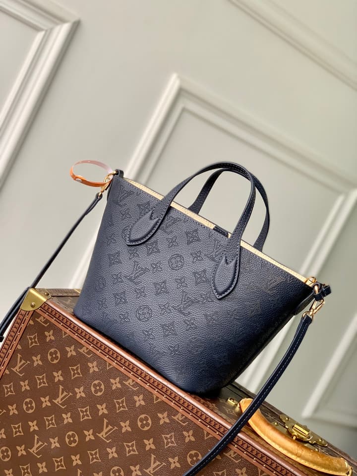 Louis Vuitton Blossom Perforated Small Handbag in Beige