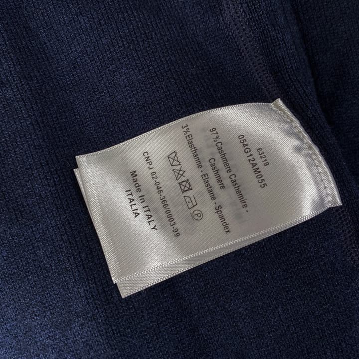 Hermès Classic Jacquard Cashmere Hooded Cardigan in Dark Jacquard Pattern