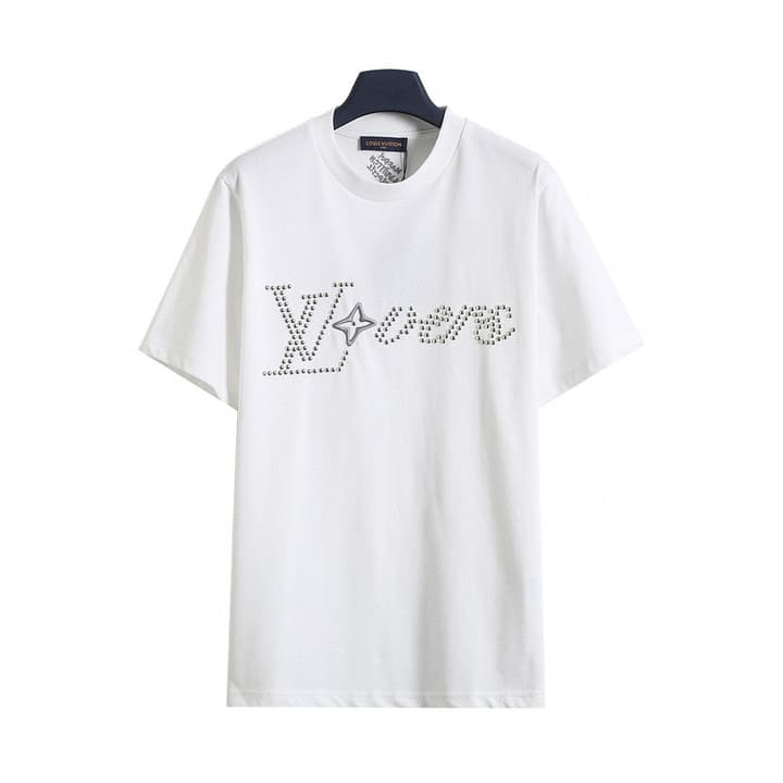 Louis Vuitton Rivet Embroidered T-Shirt – 26SS in Black