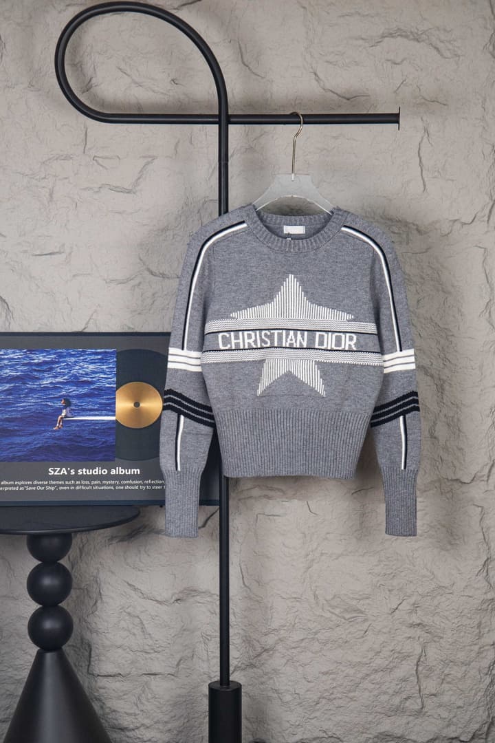 Dior Peter Doig Ski Series Sailor Knit Sweater – 23FW in Grey