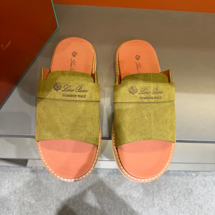 Loro Piana Summer Walk Crisscross Mules