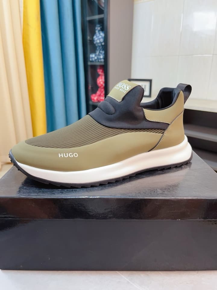 Boss Classic Suede and Waterproof Casual Sneakers