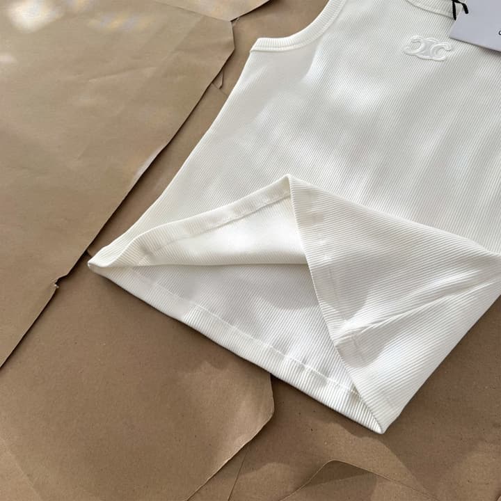 Celine Embroidered Crewneck Vest – 25SS