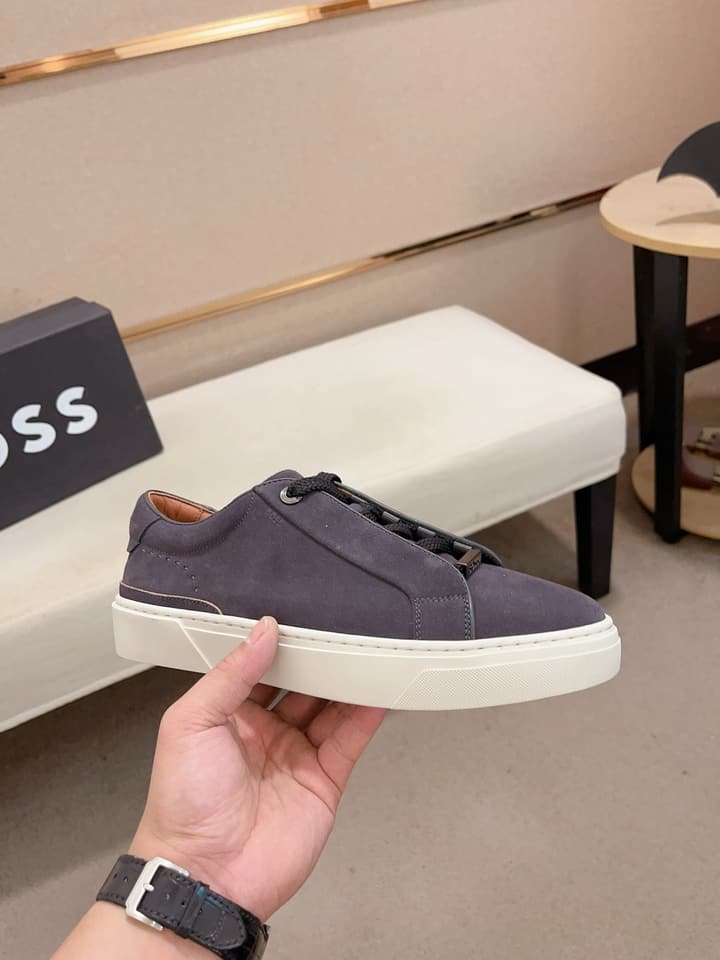 Boss Latest Casual Men's Sneakers in Black Monochromatic