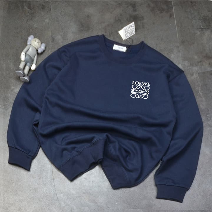 Loewe Classic Round Neck Sweatshirt in Black