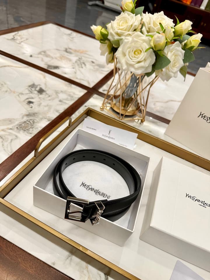 Saint Laurent Classic Leather Belt – 3.0cm