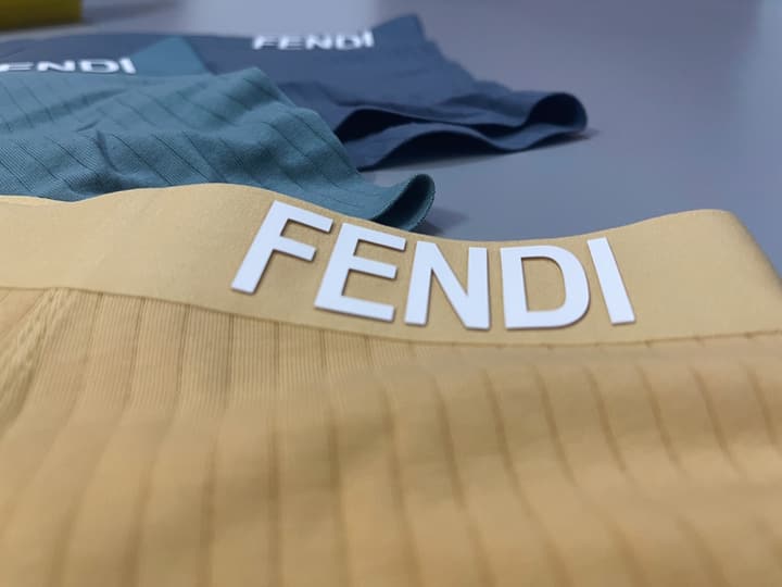 Fendi Men's Seamless Cotton Underwear Set