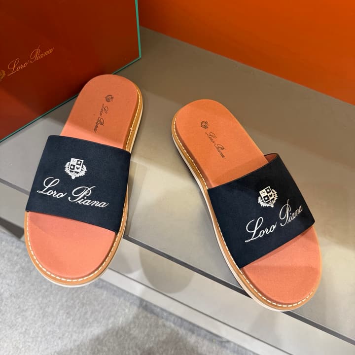 Loro Piana Summer Walk Crisscross Mules