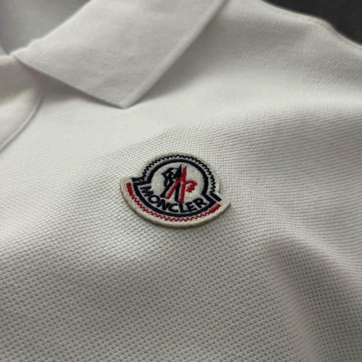 Moncler Logo Cotton Polo Shirt – 2026SS in Black