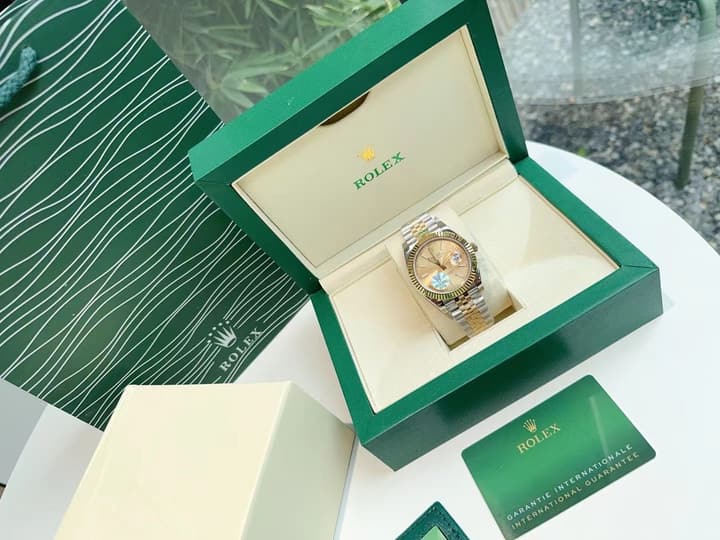 Rolex Datejust 41mm Mechanical Watch in Bronze Gold Dial