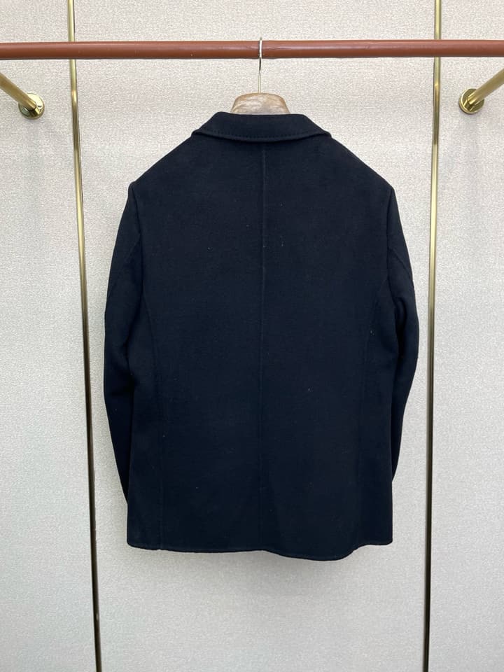 Louis Vuitton Detachable Down Wool Blazer in Dark Navy