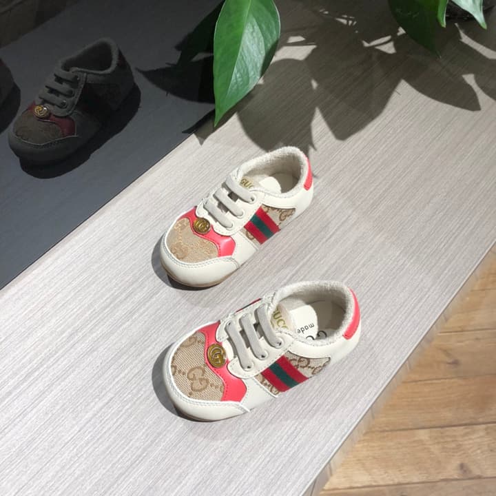 Gucci Kids' Footwear – Kids Collection in Green/red Web Stripe