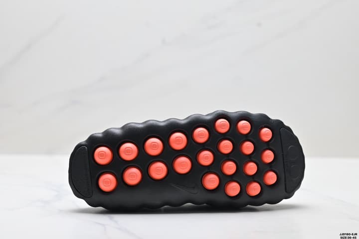 Nike Mind 001 Recovery Slide in Black And Orange
