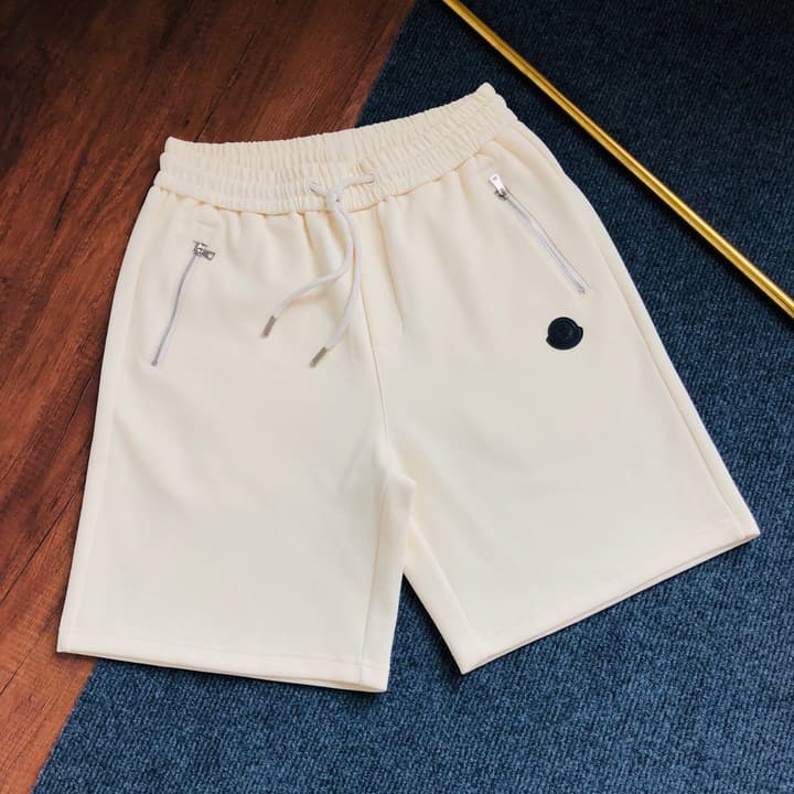 Moncler Embroidered Logo Casual Shorts – 2026SS in Apricot Cargo Shorts