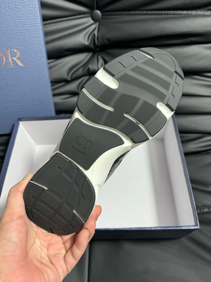 Dior B22 Calfskin Sneakers in Black