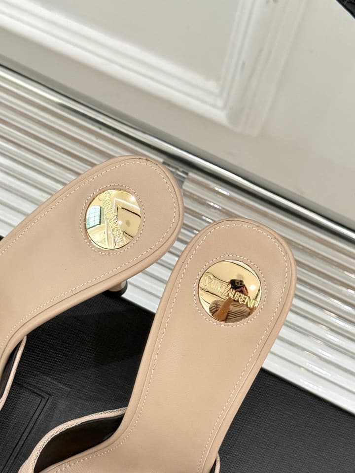 Saint Laurent High-Heel Sandals – 25SS in Black Suede