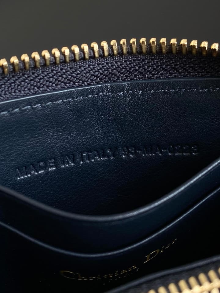 Dior Saddle Zipper Card Holder