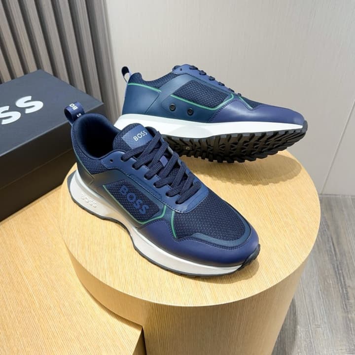 Boss Men's Luxury Sport Sneakers in Black